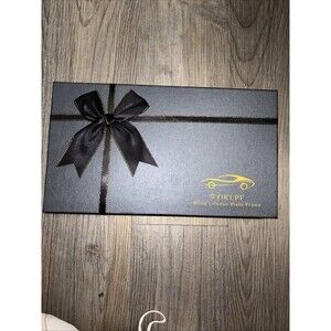 OKLPF Black Bling license plate frame New Box Set Of Two